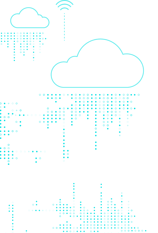 Cloud and wireless concept image for modern data protection