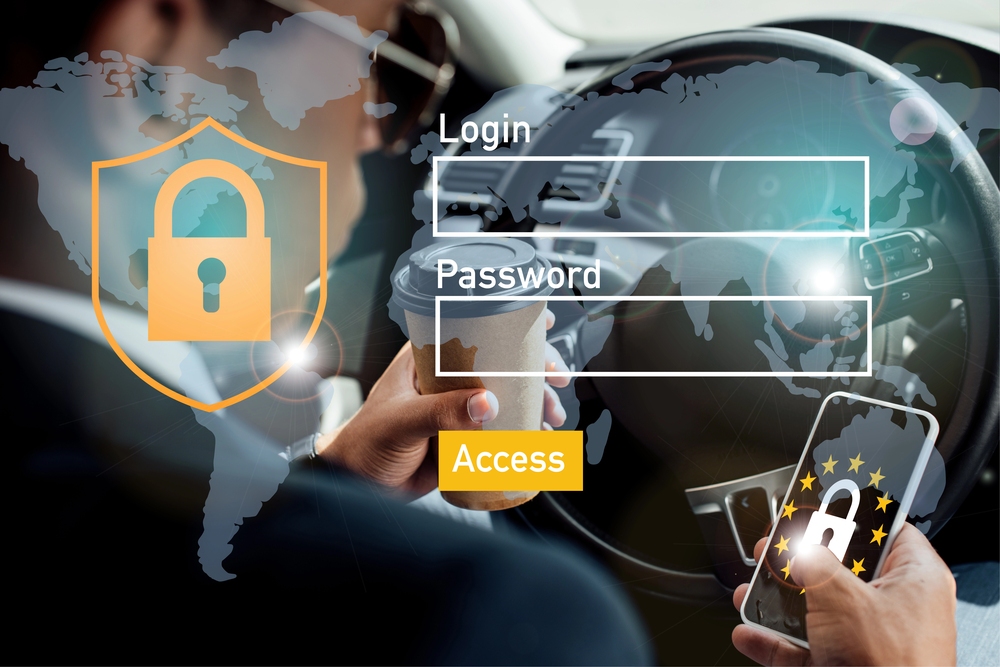 Authentication and brute-force attack concept image