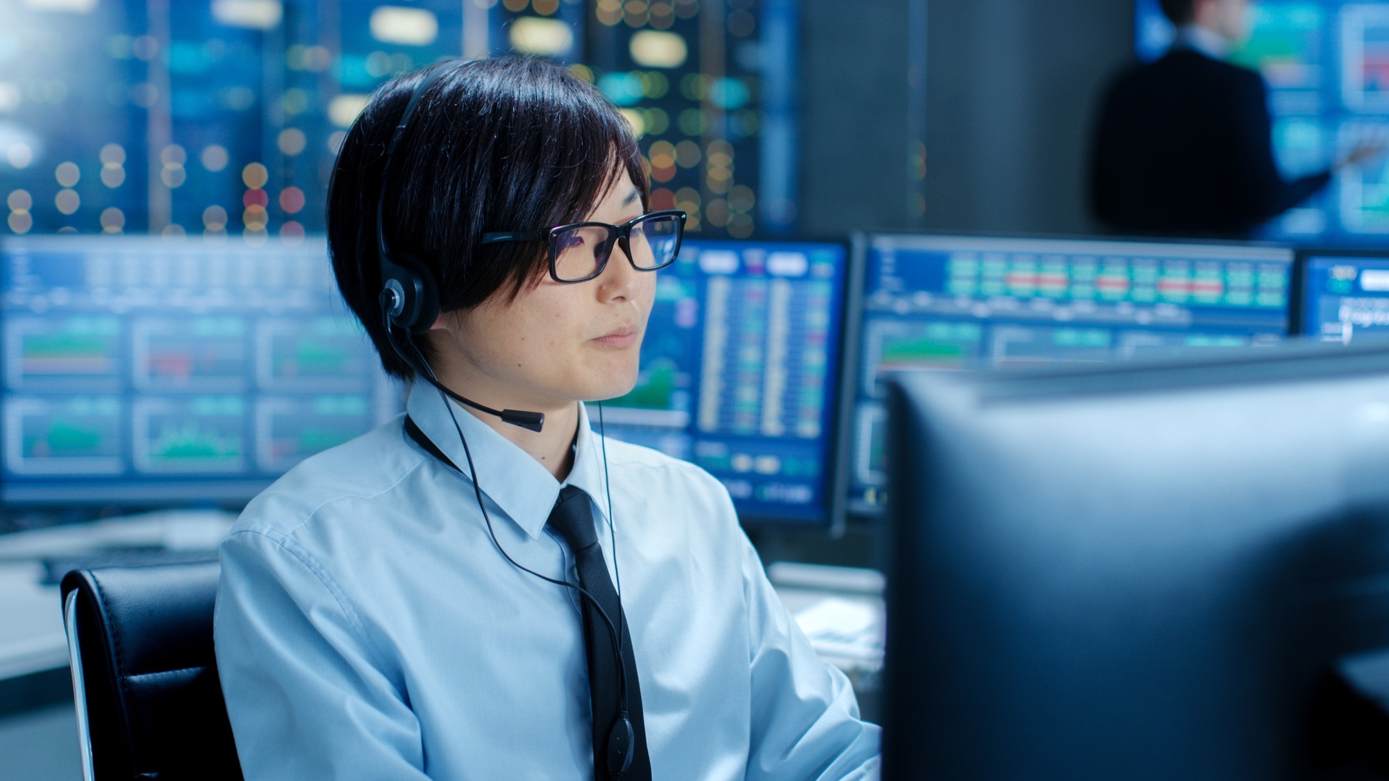 It support help desk handling concerns over the phone concept image for an outsourced IT support company IT support help desk handling concerns over the phone concept image for an outsourced IT support services company