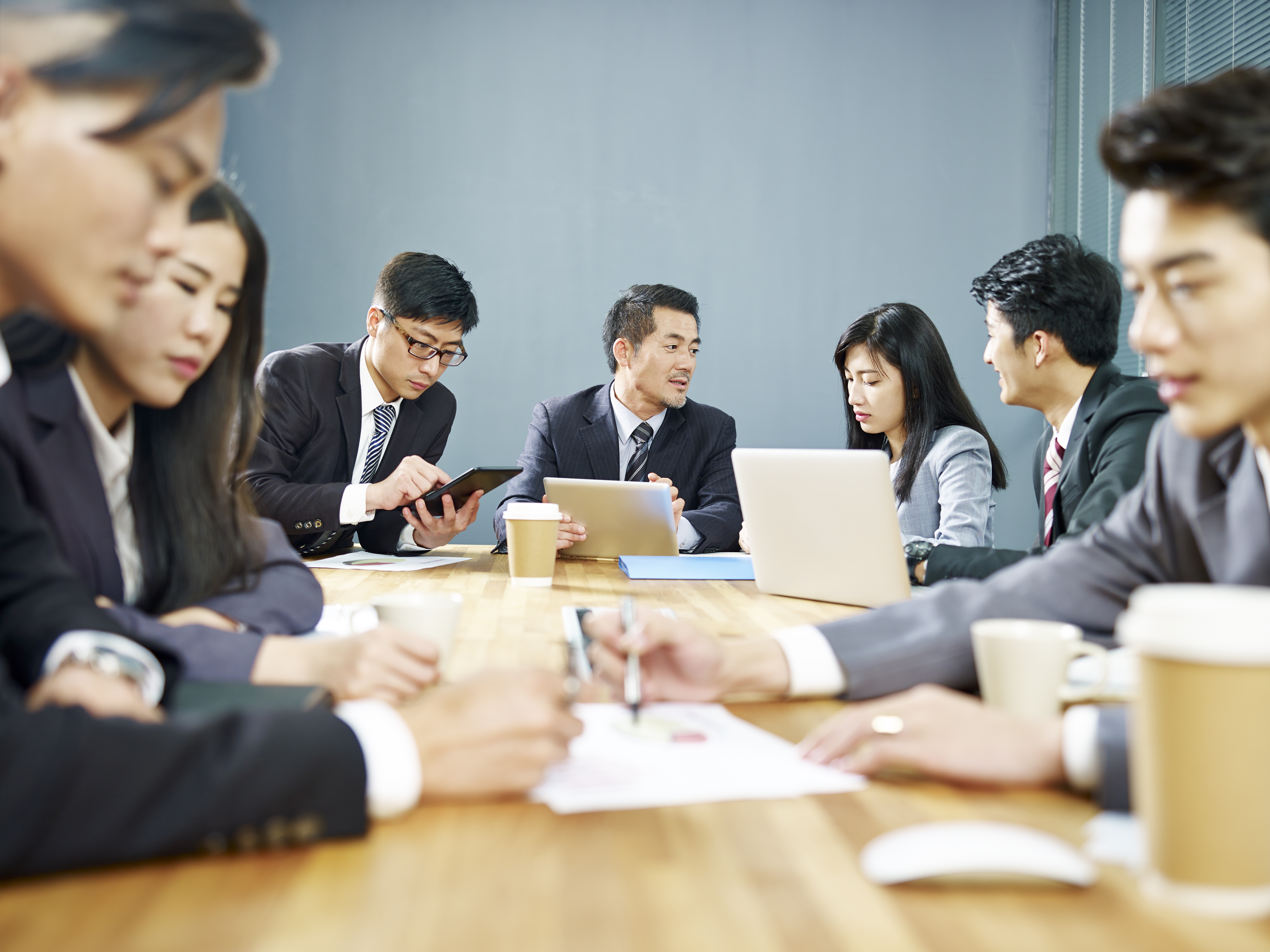 A business meeting, concept image for partnership with EIRE Systems