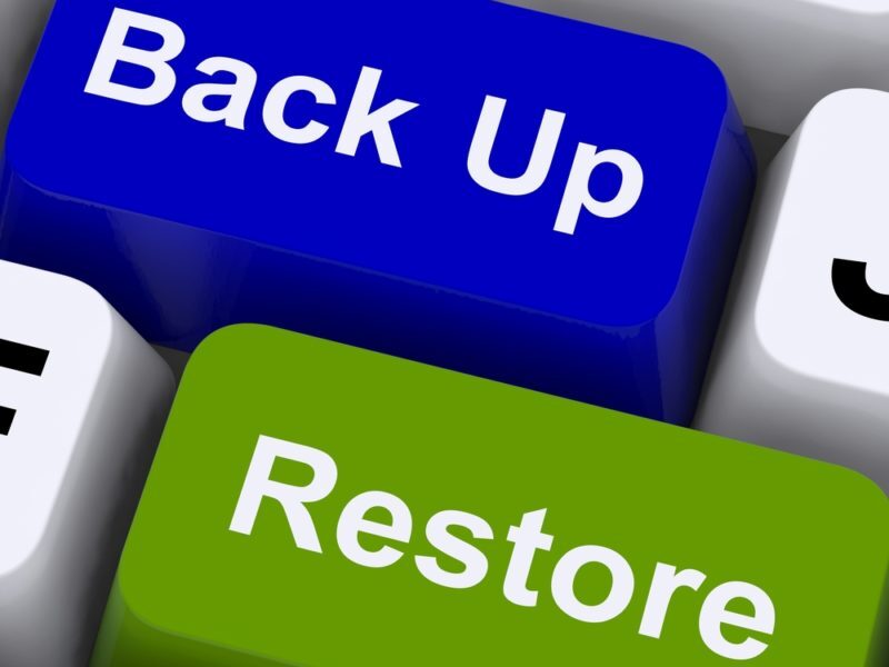 Business Data Backup Strategy 2 Business data backup strategy concept image.
