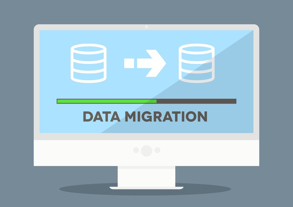 Key Steps in a Data Migration Strategy 3 Data Migration on computer concept.