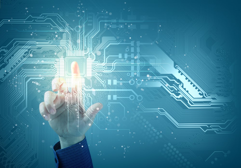 Future computing, touch button interface