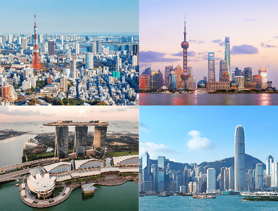 Business professional presenting cloud technology concept in an office, highlighting Singapore Azure cloud services with a collaborative team.