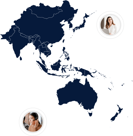 map of Asia-Pacific