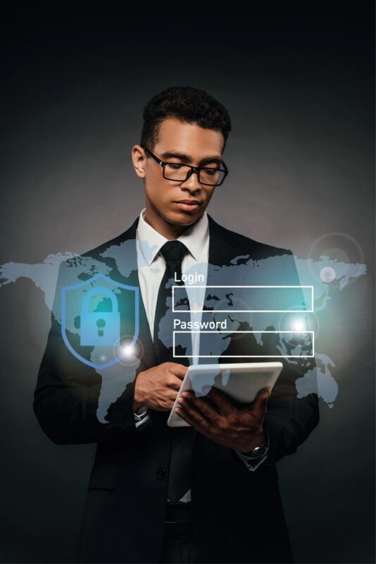 This visual represents a broad security assessment in singapore, highlighting modern, data-driven cybersecurity monitoring and identity access management.