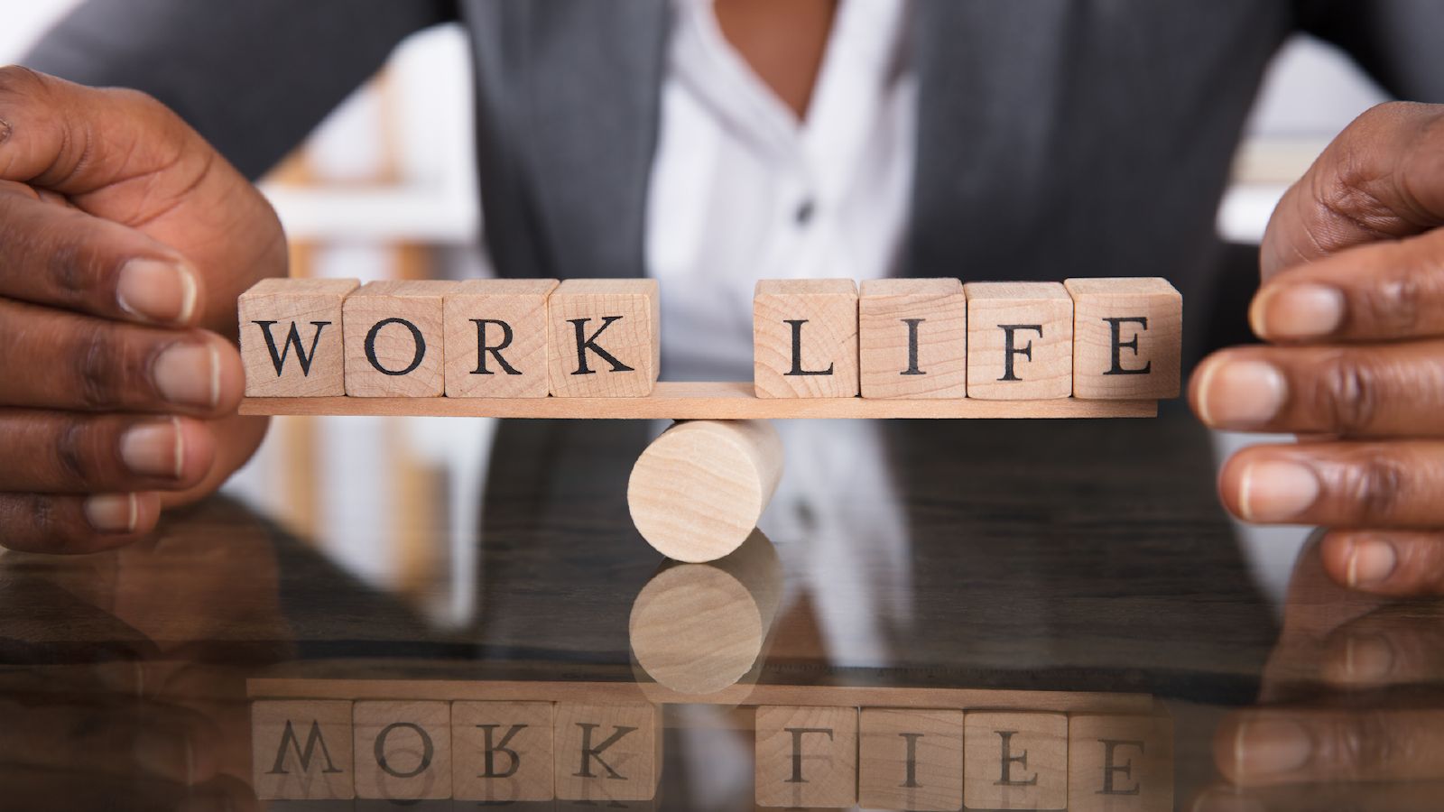 Work life balance concept image 