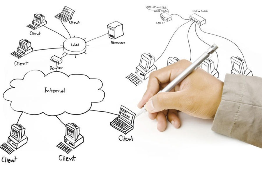 Network design concept image